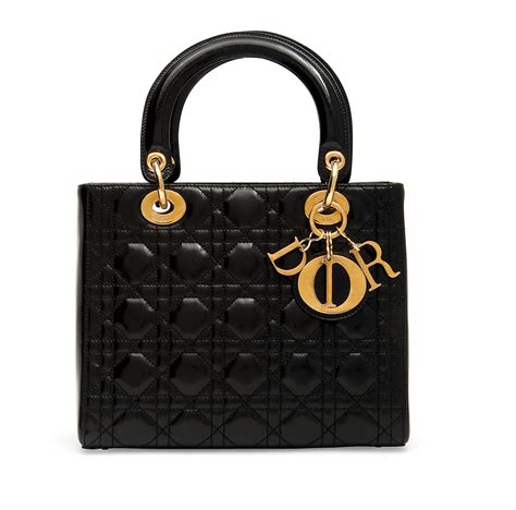 black lady dior bag.